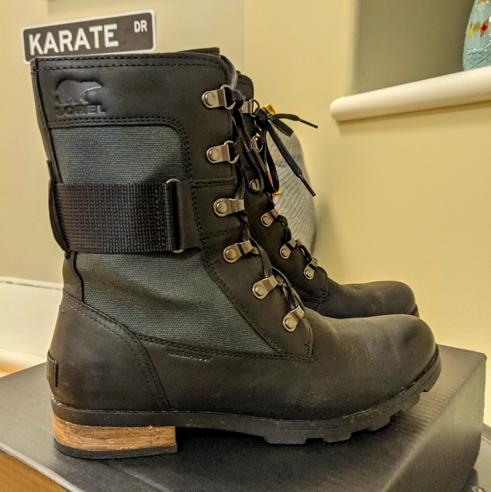 Sorel Emelie Conquest Boots Black 9